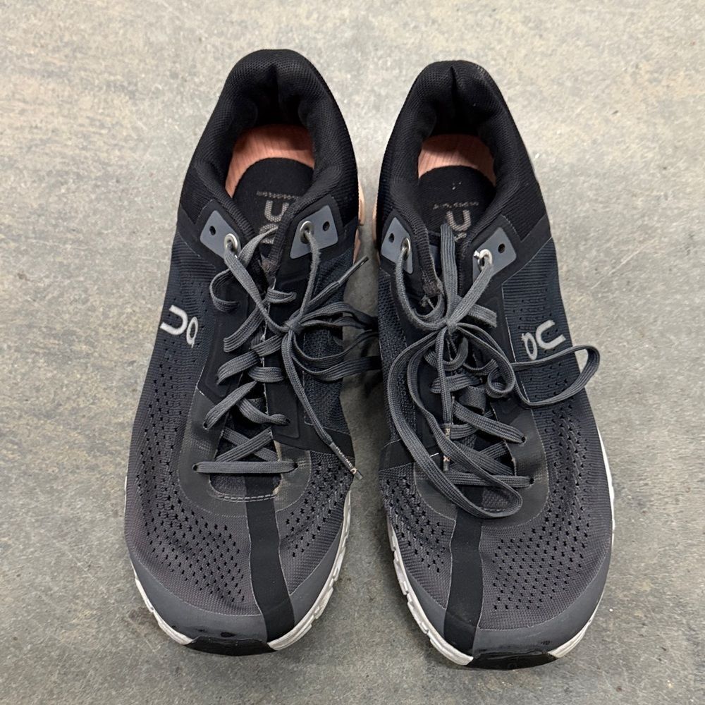 On Running Charcoal and Black Sneakers